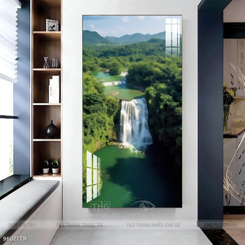 Tranh phong thủy sơn thủy hữu tình