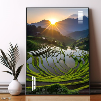 Tranh phong thủy sơn thủy đẹp