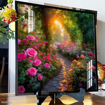 Tranh phong thủy phong cảnh thác nước thiên nhiên