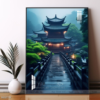 Tranh phong thủy sơn thủy hữu tình