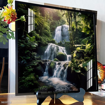 Tranh phong thủy nước non tuyệt đẹp