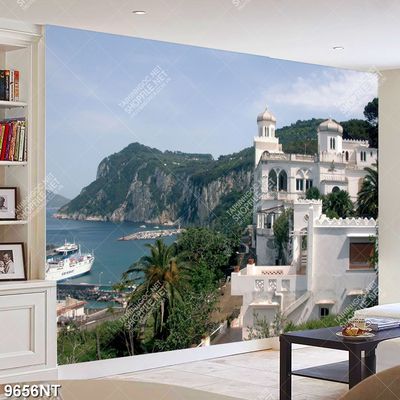 Tranh ngôi nhà màu trắng