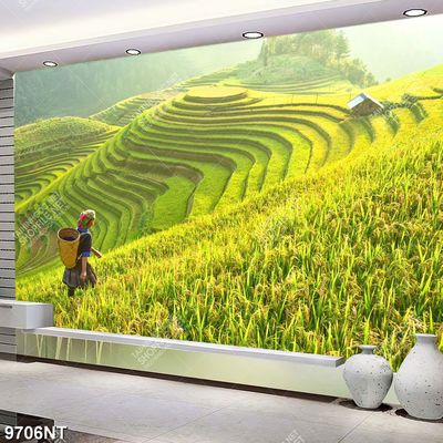 Tranh cánh đồng ruộng bậc thang 9706NT