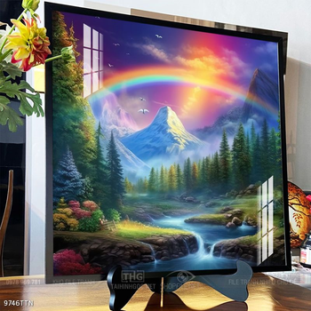 Tranh phong thủy nước non tuyệt đẹp