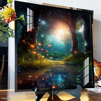 Tranh phong thủy nước non tuyệt đẹp