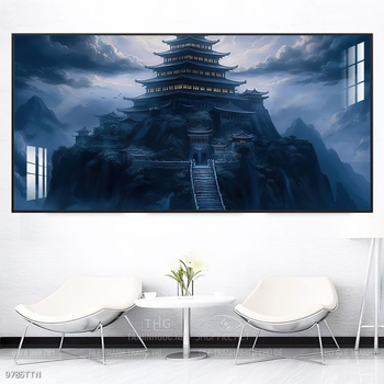 Tranh phong thủy phong cảnh thác nước thiên nhiên