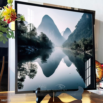 Tranh phong thủy nước non tuyệt đẹp