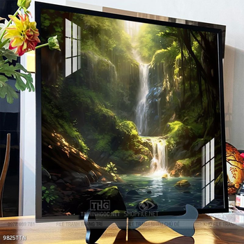 Tranh phong thủy nước non tuyệt đẹp