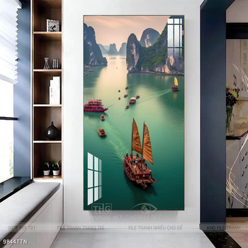 Tranh phong thủy treo trang trí phòng khách