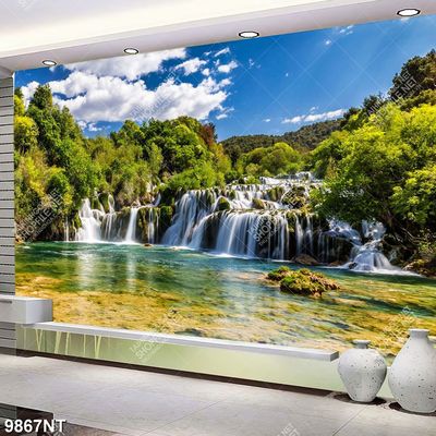 Tranh thác nước thiên nhiên tuyệt đẹp 9867NT