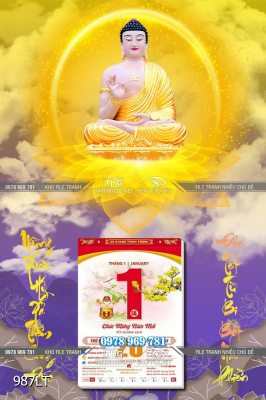 File lịch Tết Phật Giáo Đức Phật Thích Ca Mâu Ni 987LT File lịch Tết Phật Giáo Đức Phật Thích Ca Mâu Ni 987LT