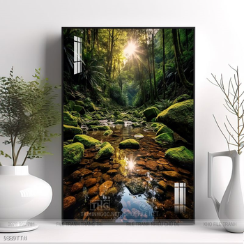 Tranh phong thủy sơn thủy hữu tình