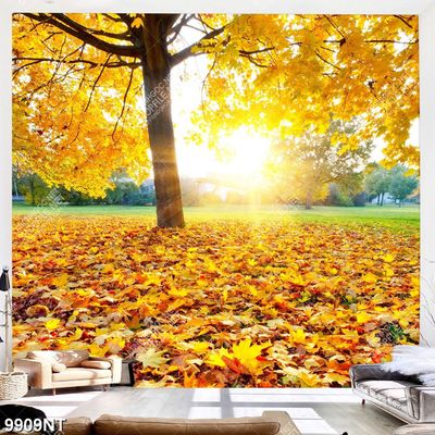 Tranh lá vàng mùa thu 9909NT