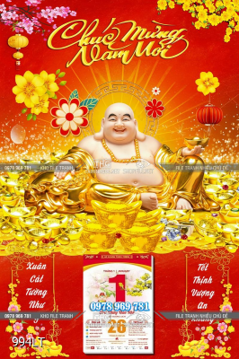 File lịch Tết Xuân Di Lặc 994LT File lịch Tết Xuân Di Lặc 994LT