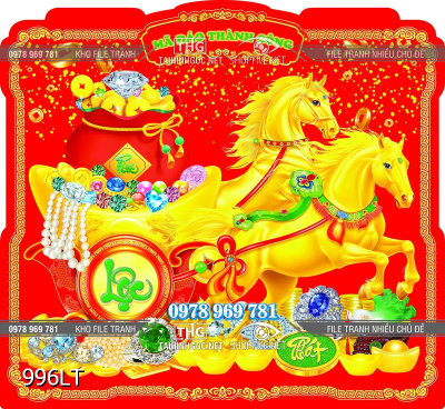 File lịch Tết Song Mã kéo xe tiền vàng 996LT File lịch Tết Song Mã kéo xe tiền vàng 996LT