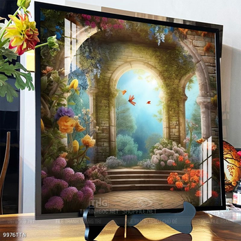 Tranh phong thủy phong cảnh thác nước thiên nhiên