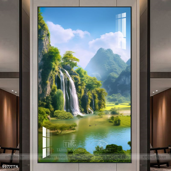 Tranh phong thủy sơn thủy đẹp