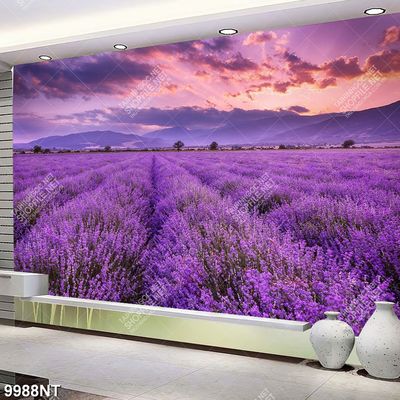 Tranh cánh đồng hoa oải hương 9988NT