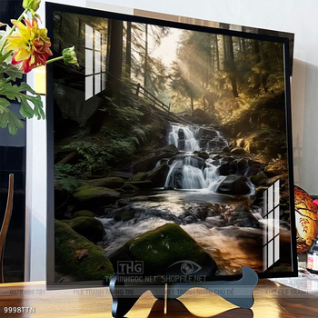 Tranh phong thủy nước non tuyệt đẹp