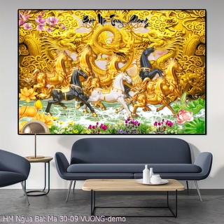 tranh con rong vang HM Ngua Bat Ma 30 09 VUONG