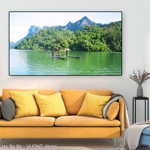 tranh ha noi Ho Ba Be VUONG 