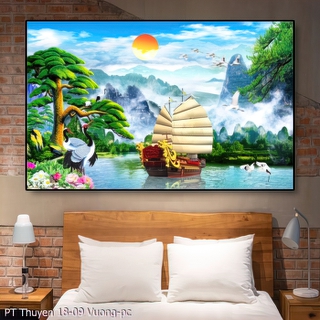tranh phong thuy PT Thuyen 18 09 Vuong 