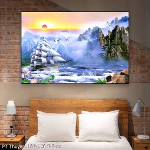 tranh phong thuy PT Thuyen 180x120 9 9