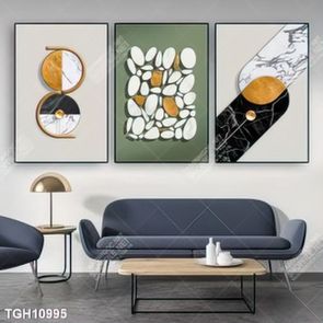 Tranh decor phong cách nội thất tối giản