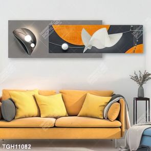 Tranh ghép 3d in vải canvas