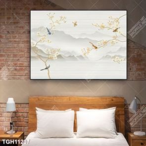 Tranh ghép 3d in vải canvas