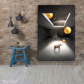 Tranh ghép tráng gương treo trang trí tường