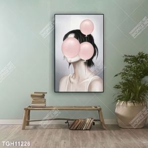 Tranh treo phòng khách đẹp ghép bộ