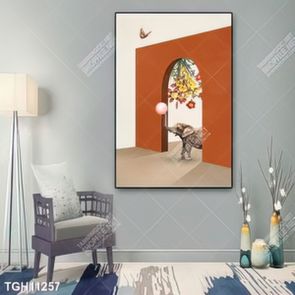 Tranh decor nghệ thuật đẹp