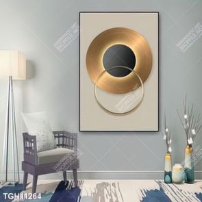 Tranh ghép 3d in vải canvas