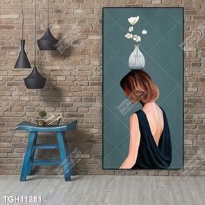 Tranh decor phong cách nội thất tối giản