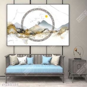 Tranh canvas decor phòng khách đẹp hiện đại