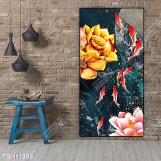 Tranh canvas decor phòng khách đẹp hiện đại