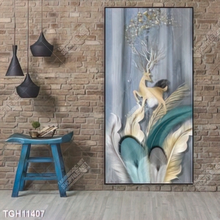 Tranh ghép 3d in vải canvas