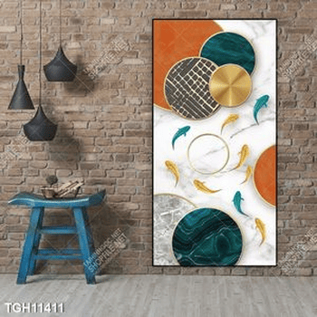 Tranh treo phòng khách đẹp ghép bộ
