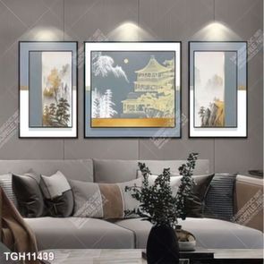 Tranh decor phong cách nội thất tối giản