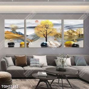 Tranh decor phong cách nội thất tối giản