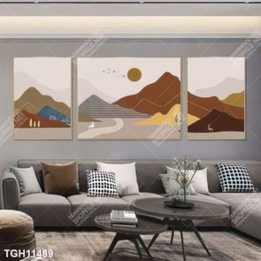 Tranh ghép tráng gương treo trang trí tường