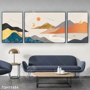 Tranh treo tường phòng khách đẹp, sang trọng và hiện đại