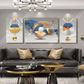 Tranh ghép theo bộ trang trí tường nhà độc đáo