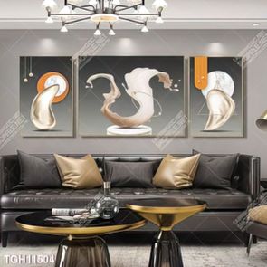 Tranh decor phong cách nội thất tối giản