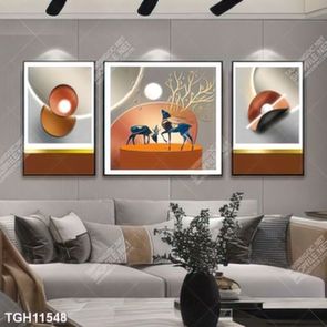 Tranh treo tường 3D đẹp cho phòng khách hiện đại