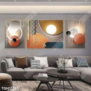 Tranh decor phong cách nội thất tối giản