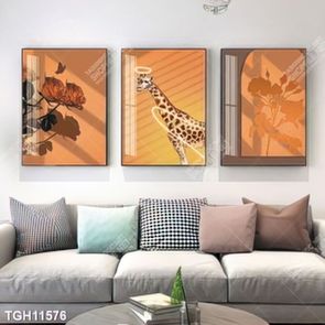Tranh ghép 3d in vải canvas