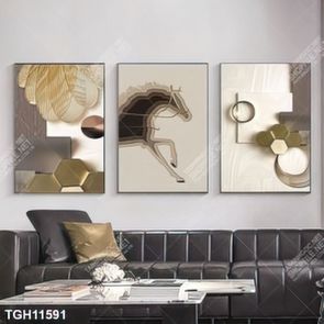 Tranh ghép 3d in vải canvas