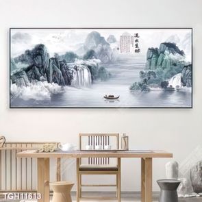 Tranh ghép 3d in vải canvas
